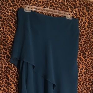 Chetta B 100% Silk Tiered Skirtp